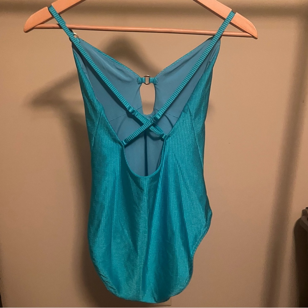Aerie One Piece, teal. NWT